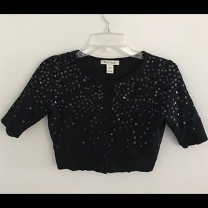 White House Black Market Sequined Shrug